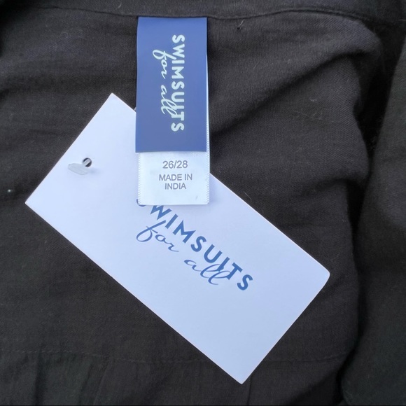 NWT! Swimsuits for All Shea high-low button cover shirt! - Picture 6 of 6